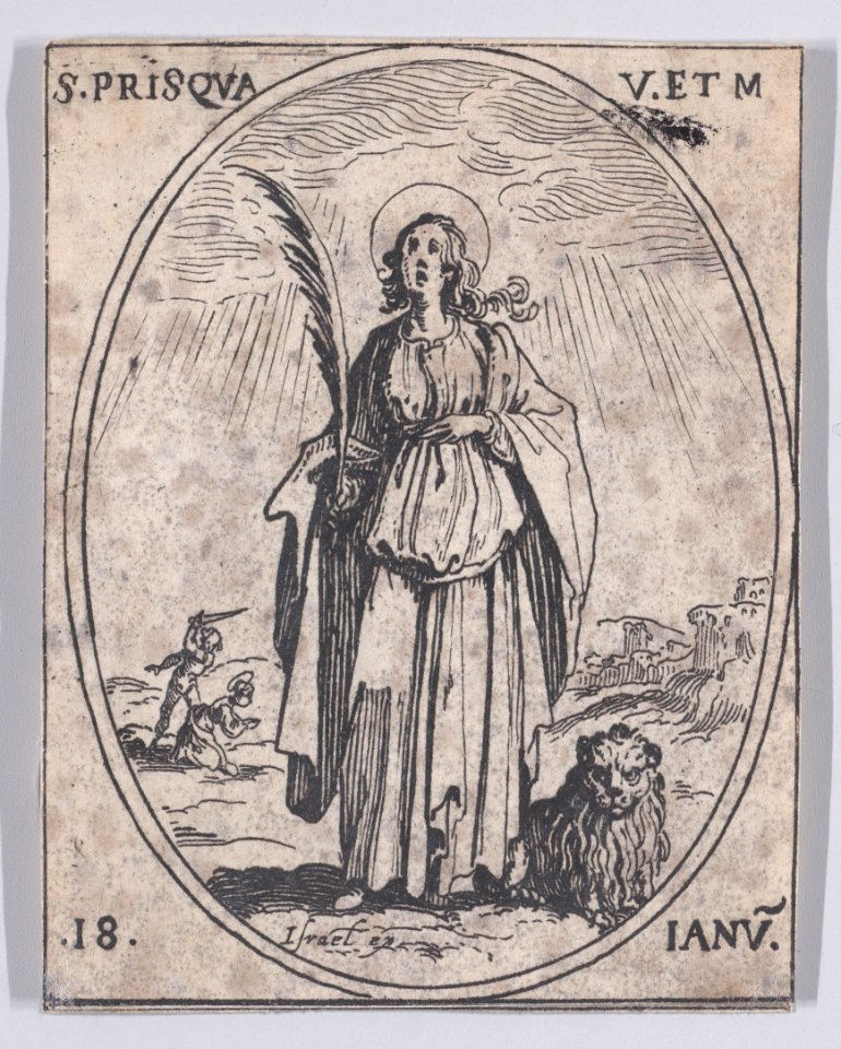 St. Prisca, Virgin and Martyr Met DP890809