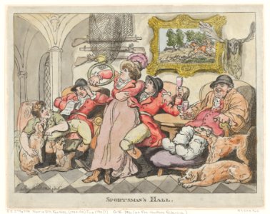 Sportsman's Hall, or Fox-Hunters Relaxing MET DP872027