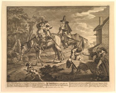 Sr. Hudibras, His Passing Worth, The Manner How He Sally'd Forth" (Twelve Large Illustrations for Samuel Butler's Hudibras, Plate 2) MET DP826945