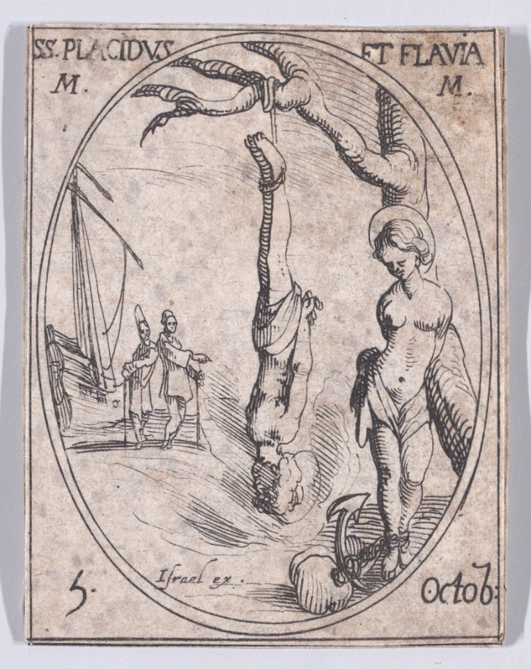 St. Placid and St. Flavia, Martyrs Met DP891146