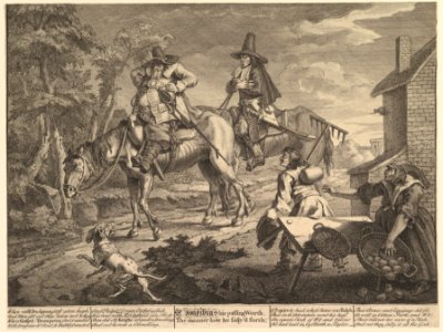 Sr. Hudibras, His Passing Worth, The Manner How He Sally'd Forth"- Twelve Large Illustrations for Samuel Butler's Hudibras, Plate 2 MET DP824944