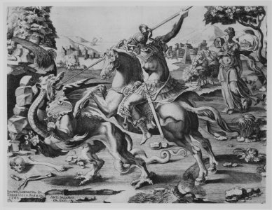 St George Killing the Dragon MET MM26064