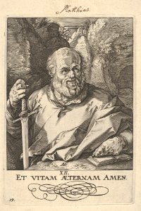 St. Matthias, from Christ, the Apostles and St. Paul with the Creed MET DP832764