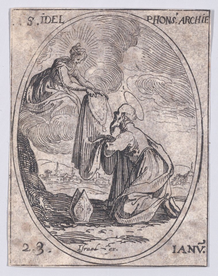 St. Ildefonsus, Archbishop Met DP890814