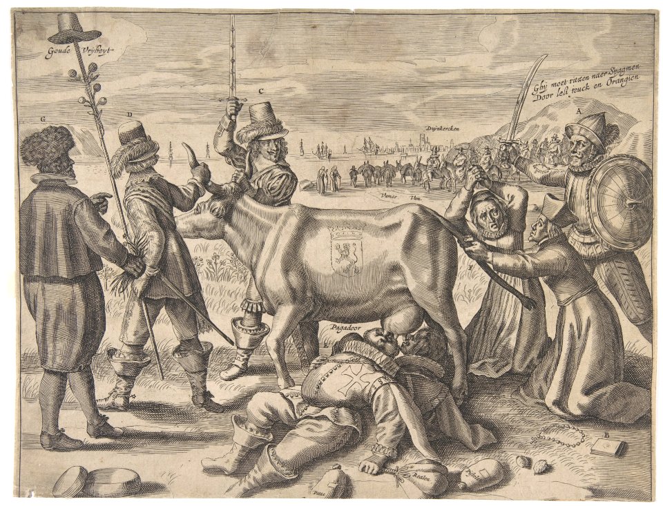 Struggle over the Flemish Milch-Cow MET DP809862