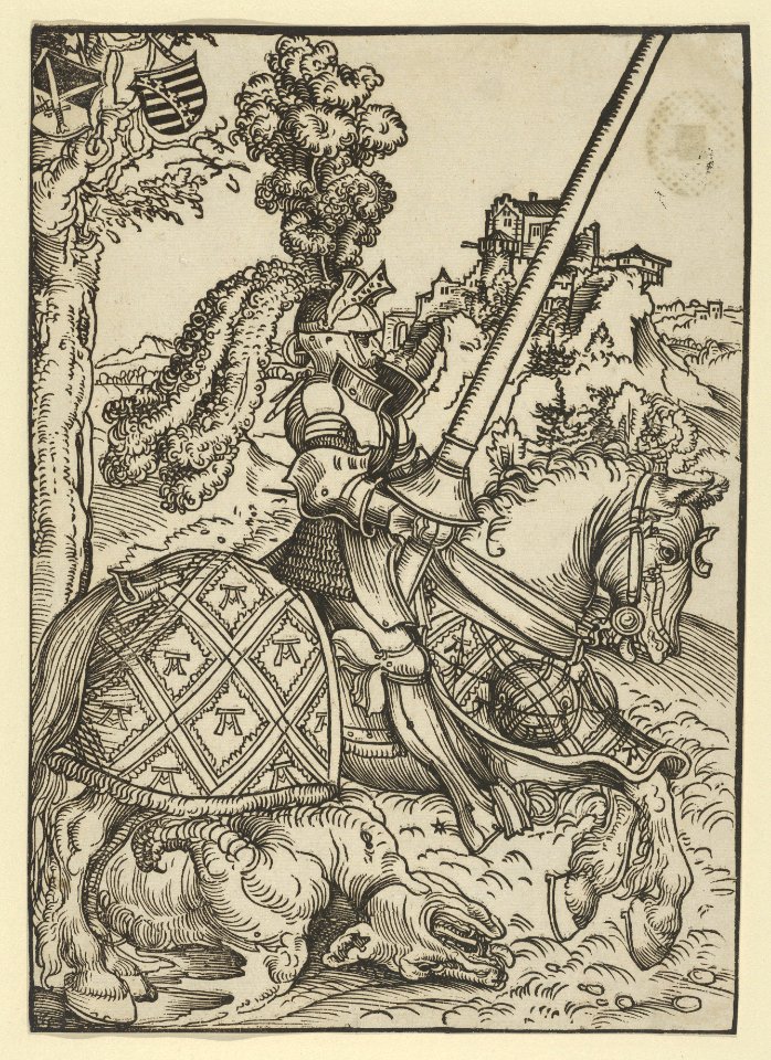 St George on Horseback with the Dead Dragon MET DP842111