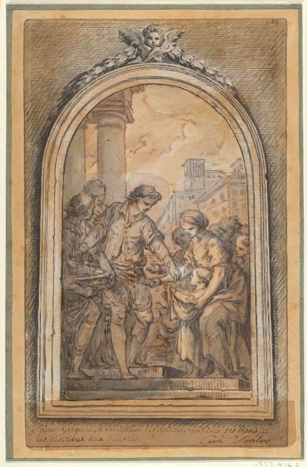 St. Gregory Distributing His Worldly Goods to the Poor MET DP836557