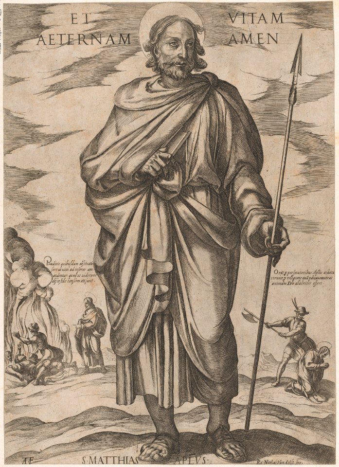 St. Matthias, from 'Christ, Mary, and the Apostles' MET DP857456