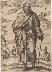 St. Matthias, from 'Christ, Mary, and the Apostles' MET DP857456