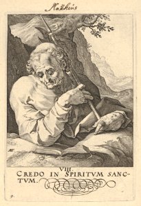 St. Matthew,from Christ, the Apostles and St. Paul with the Creed MET DP832771