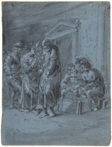 St. Peter Recognized by a Servant Girl MET DP800179