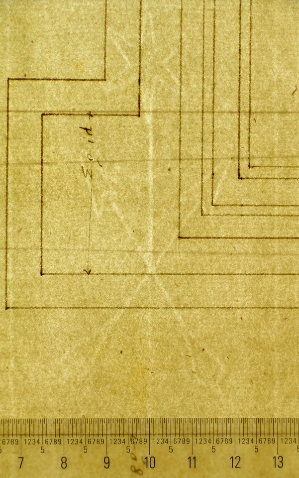 St. Peter's, drum, exterior bay, elevation with details (recto) St. Peter's, drum, section (verso) MET sf49 92 18-watermark