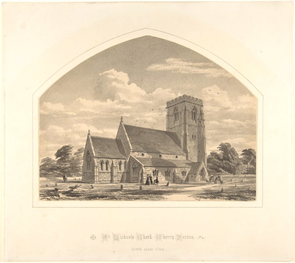 St. Michael's Church, Cherry Burton- North East View MET DP804662