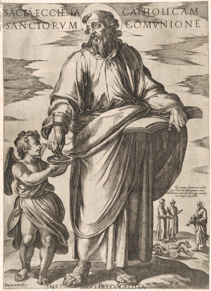St. Matthew, from 'Christ, Mary, and the Apostles' MET DP857457