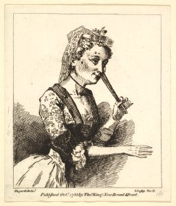 Surprised Woman from Hogarth's "Morning" MET DP825652