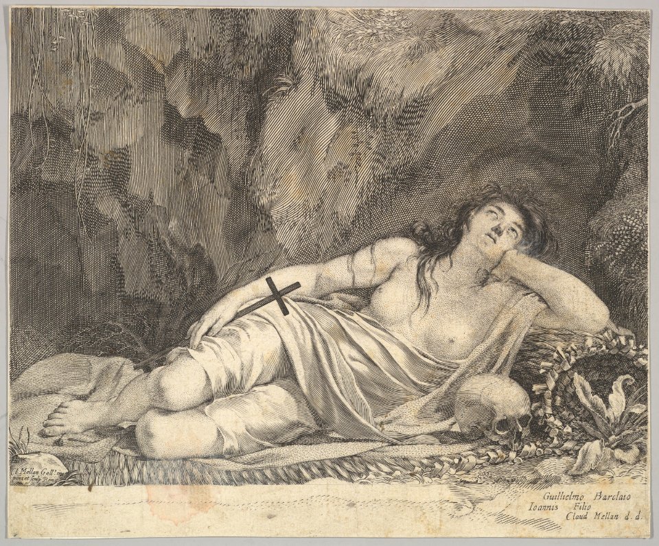 St. Mary Magdalen Reclining in a Grotto MET DP822302
