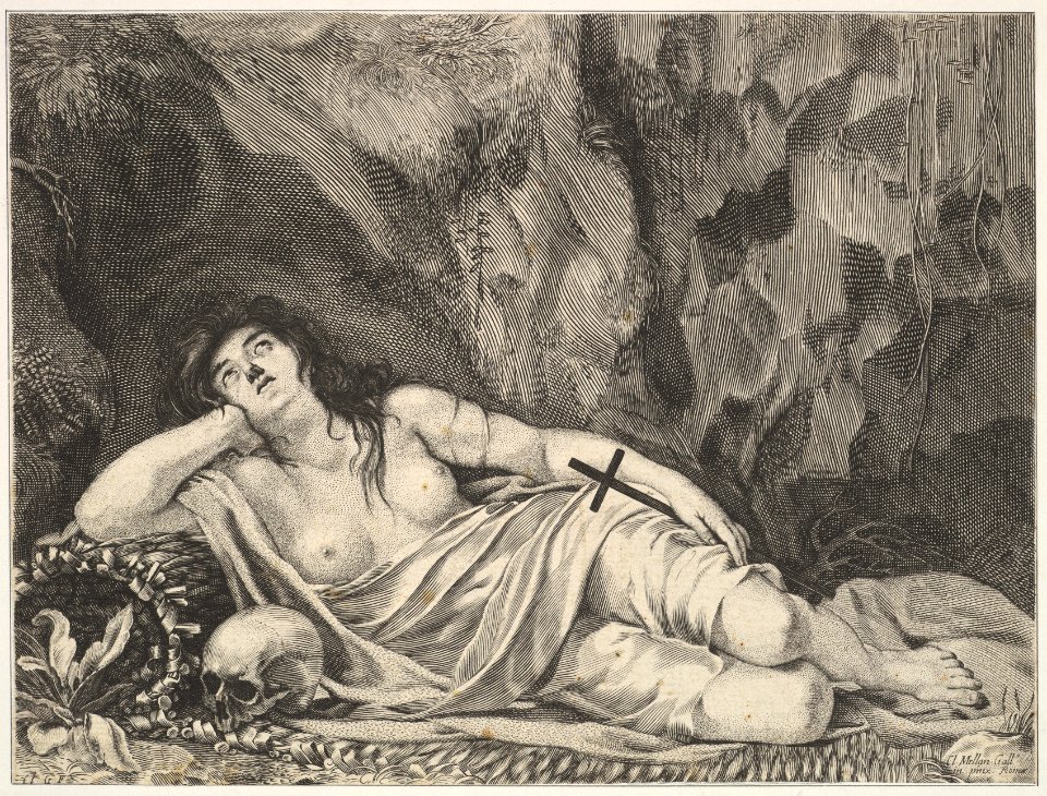 St. Mary Magdalen Reclining in a Grotto MET DP822304