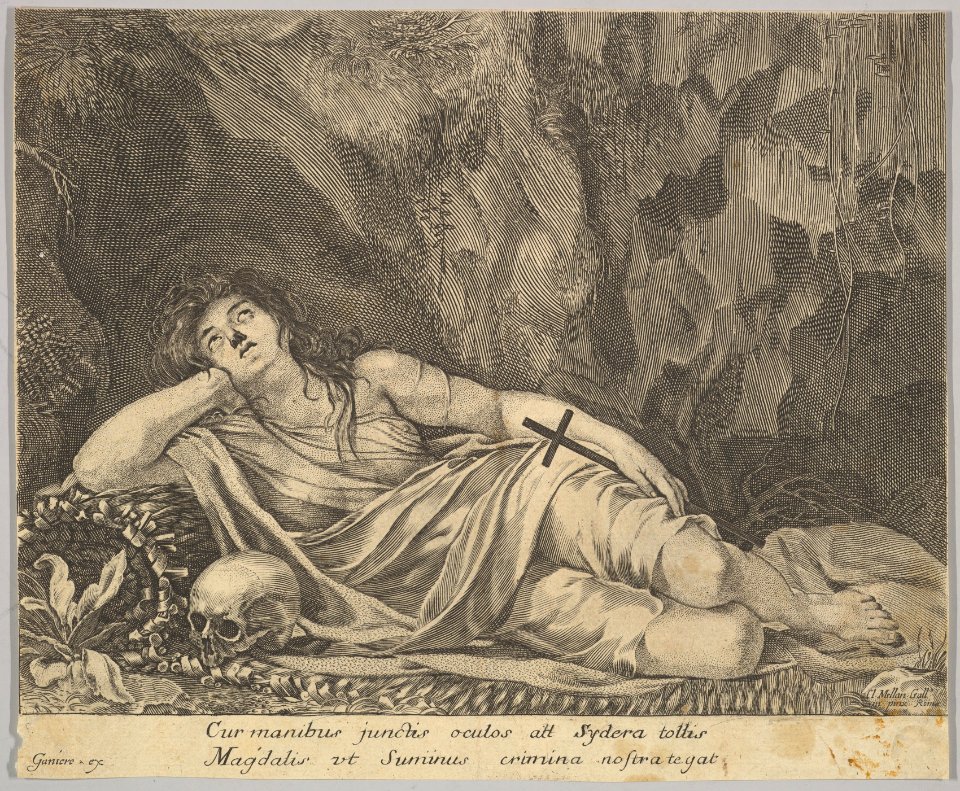 St. Mary Magdalen Reclining in a Grotto MET DP822303