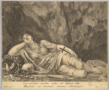 St. Mary Magdalen Reclining in a Grotto MET DP822303