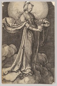 St. Mary Magdalene on the Clouds (reverse copy) MET DP819066