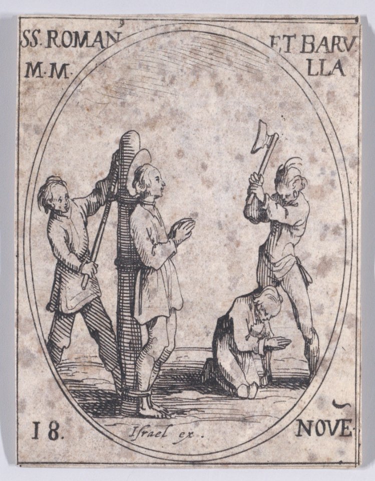 St. Romanus and St. Barula Met DP891217