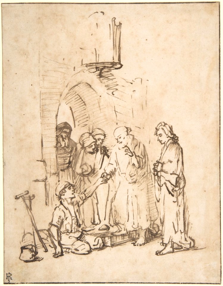 St. Peter and St John Healing the Paralytic MET DP800592