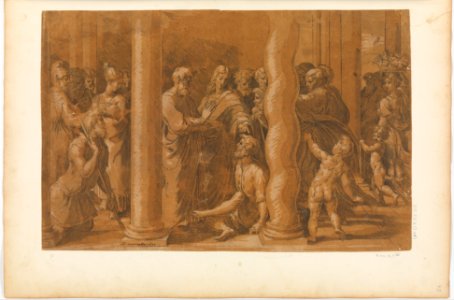 St. Peter and St. John Healing the Cripples at the Gate of the Temple MET DP269589