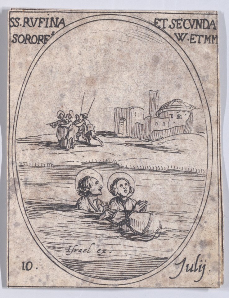 St. Rufina and St. Seconda, Sisters Met DP891024