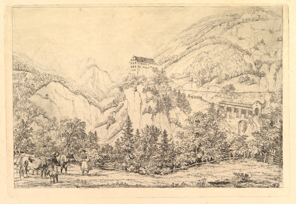 St Georgsberg near Switzerland in the Tyrol, after Klein MET DP824265