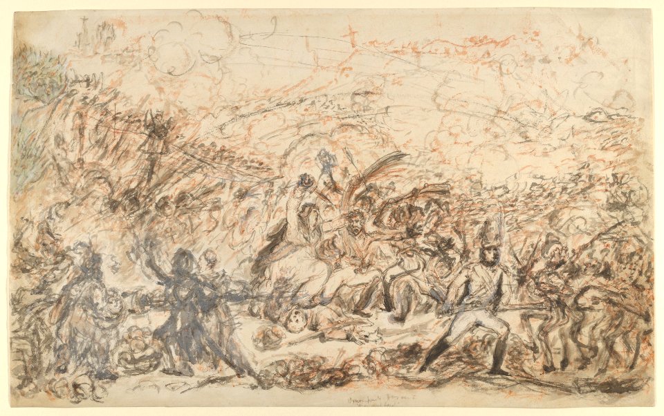 Spanish Patriots Attacking the French Banditti – Loyal Britons Lending a Lift MET DP854874