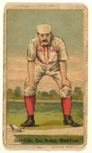 Sutton, 3rd Base, Boston, from the Gold Coin series (N284) for Gold Coin Chewing Tobacco MET DP824780