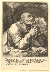 St. Peter, from Christ, the Apostles and St. Paul with the Creed MET DP821040