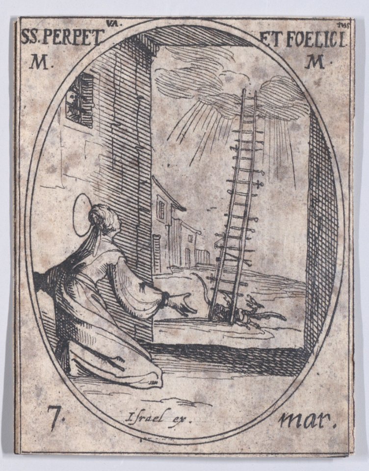 St. Perpetua and St. Felicita, Martyrs Met DP890871