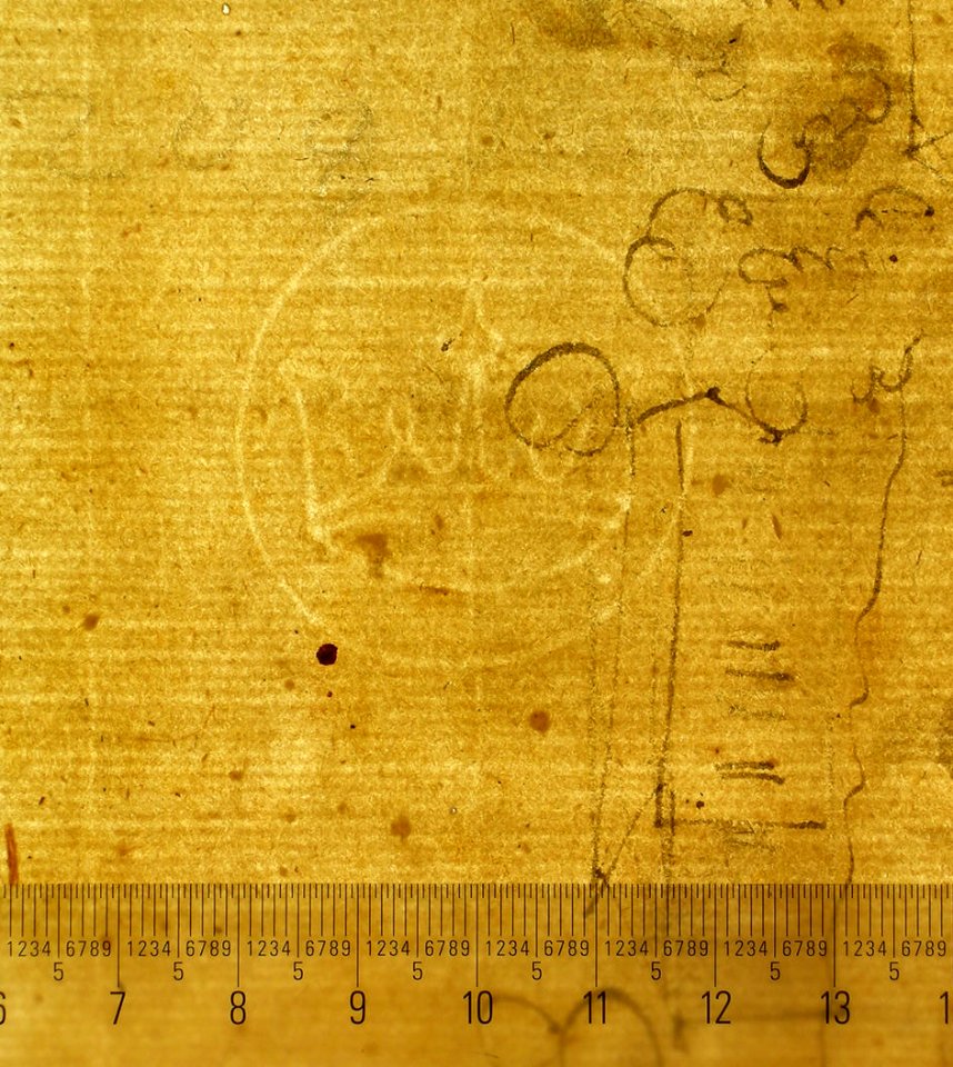 St. Peter's, view from the southeast; Unidentified, blank, papal escutcheons (recto) blank (verso) MET sf49 92 55-watermark