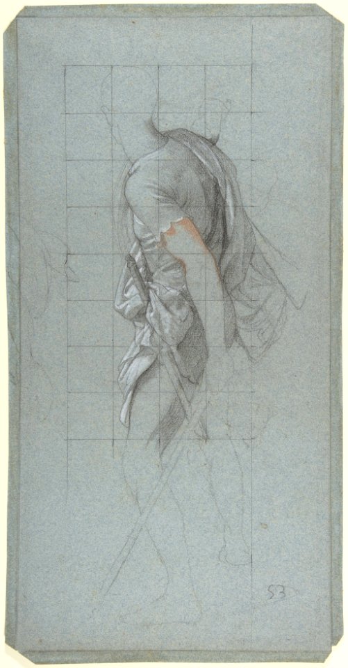 Standing Soldier- Study for the Chapel of Saints Peter and Paul in the Church of Saint-Séverin, Paris MET DP805180