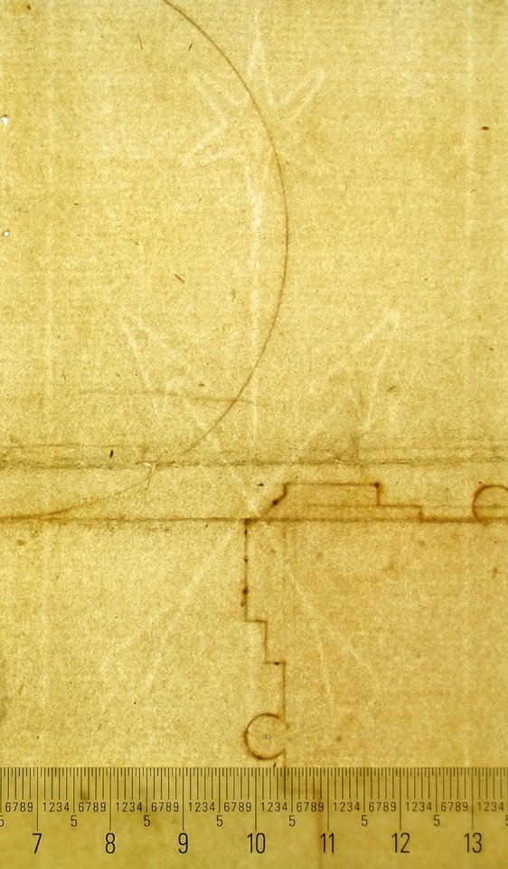 St. Peter's, plan (recto) blank (verso) MET sf49 92 71b-watermark