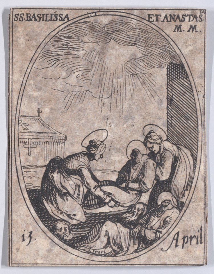 St. Basilissa and St. Anastasia Met DP890919