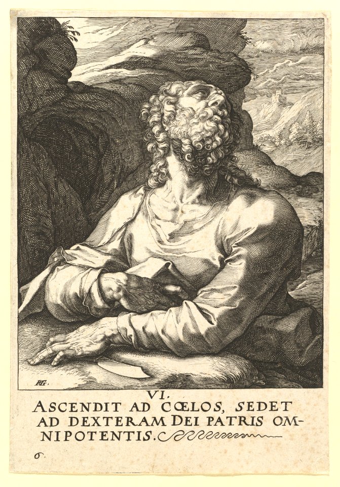 St. Bartholomew, from Christ, the Apostles and St. Paul with the Creed MET DP821037