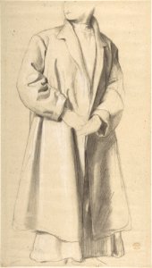 Standing Figure in a Long Coat MET DP804719