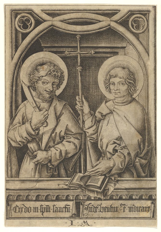 St. Bartholomew and St. Philip, from The Apostles MET DP841618