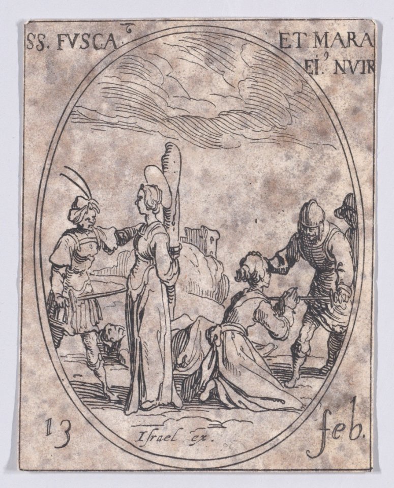 St. Fusca and St. Maura, Her Nurse Met DP890837