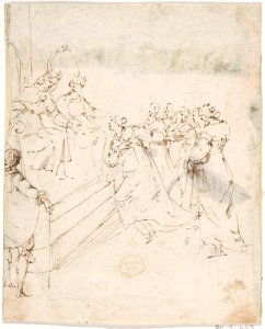 Supplicants before an Enthroned King and Queen MET DP807664