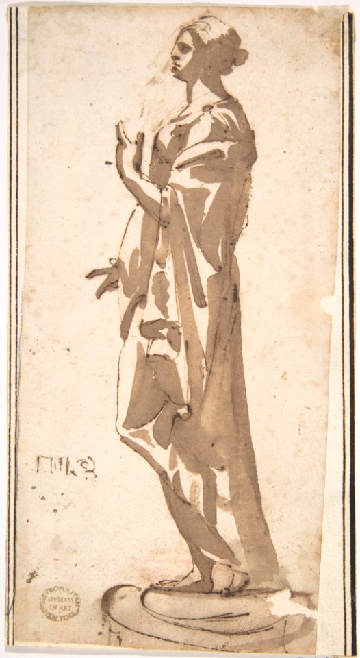 Statue of a Draped Female Figure MET DP802168
