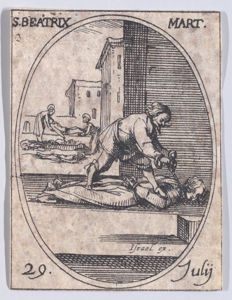 St. Beatrix, Martyr Met DP891052
