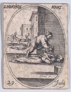 St. Beatrix, Martyr Met DP891052