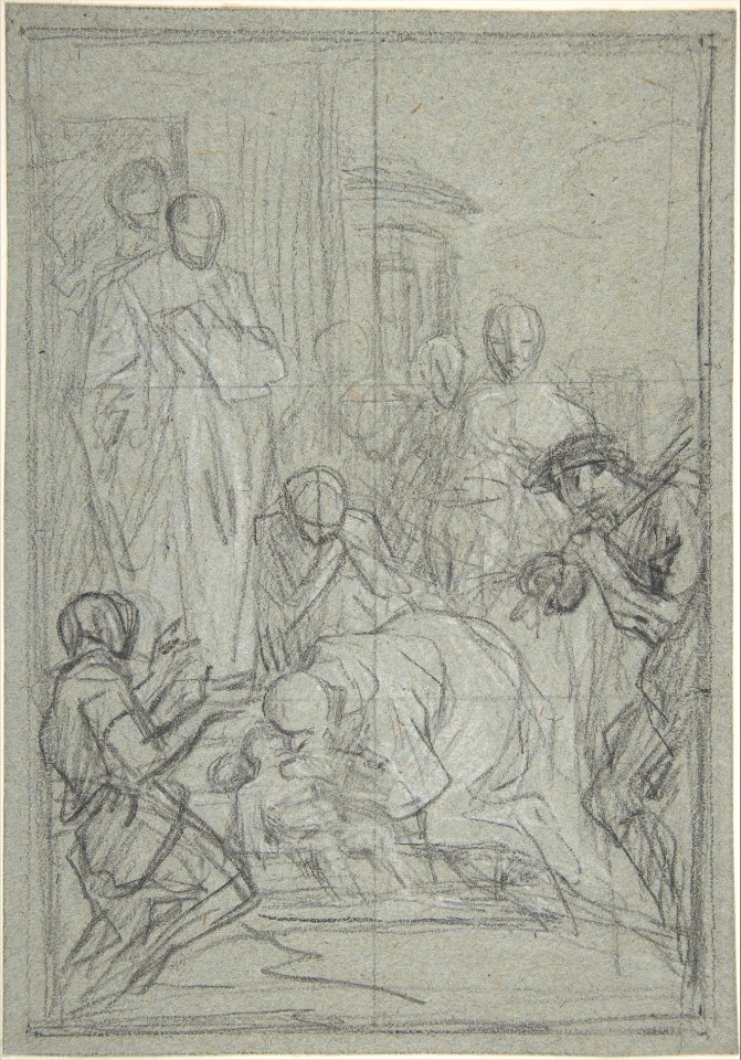 St. Benedict Resuscitating an Infant MET DP808371
