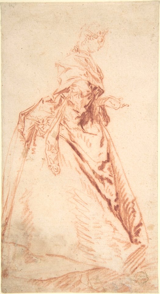 Standing Woman Facing Right MET DP807095