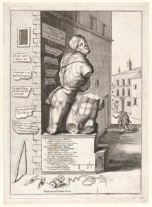 Statue of Pasquin in the House of Cardinal Ursino MET DP870228