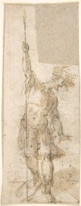 Standing Soldier with a Spear MET DP800415