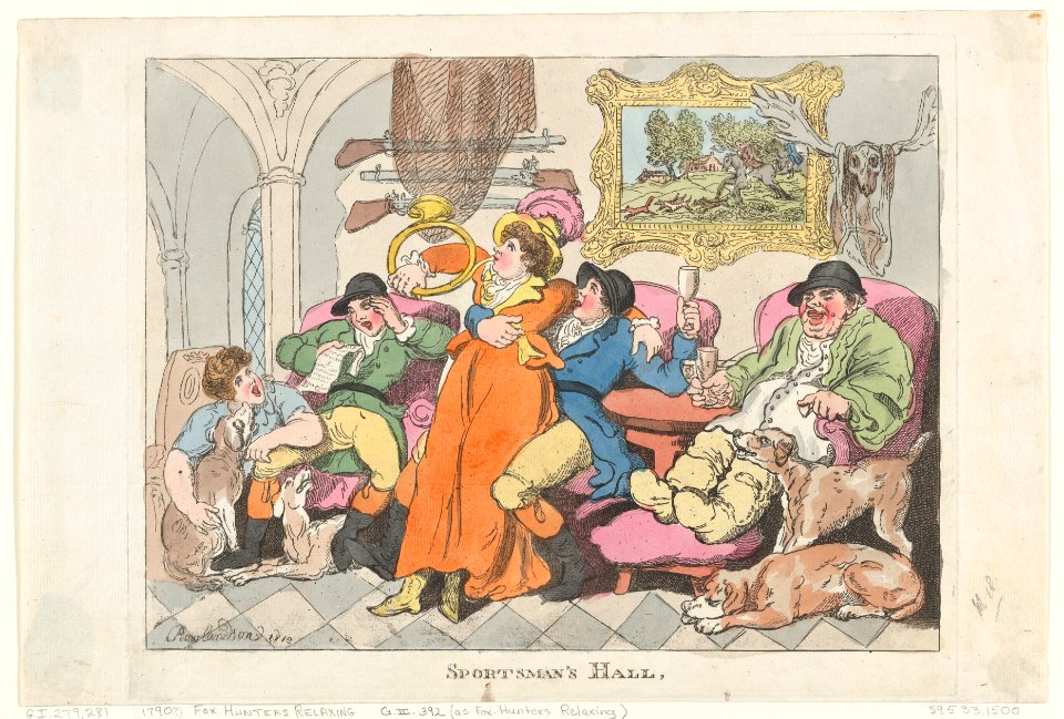 Sportsman's Hall, or Fox-Hunters Relaxing MET DP872032